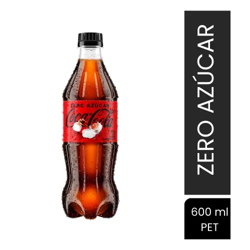 Bebida Gaseosa Coca Cola Sin Azúcar - 600 ml