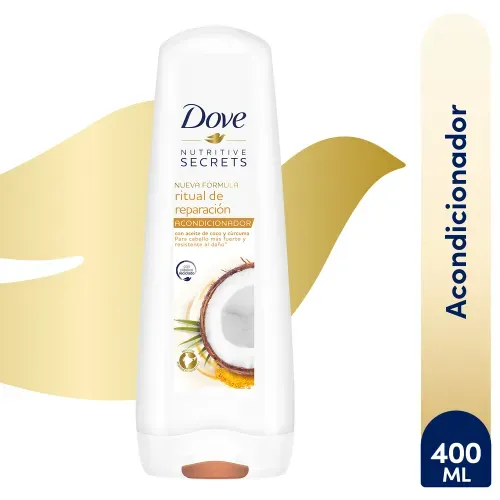 Acondicionador Dove Reparación Coco en Crema - 400 ml