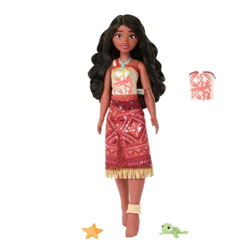 Muñeca Disney Moana 2 tautai moana nadadora con accesorios
