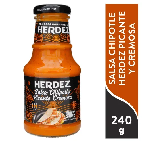 Salsa chipotle Herdez picante y cremosa - 240 g