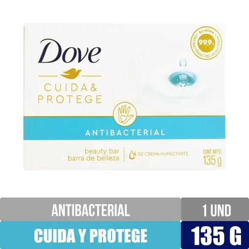 Jabón Dove Antibacterial en Barra - 135 g