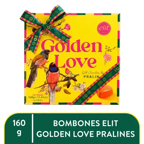 Chocolate Elit Amor Dorado Amarillo160gr