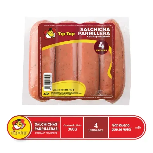Salchicha Parrillera Tip Top - 360 g