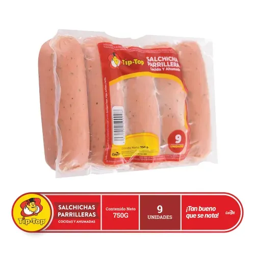 Salchicha Parrillera Tip Top - 750 g