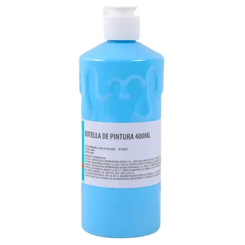 Botella pintura Pen + Gear celeste - 400 ml