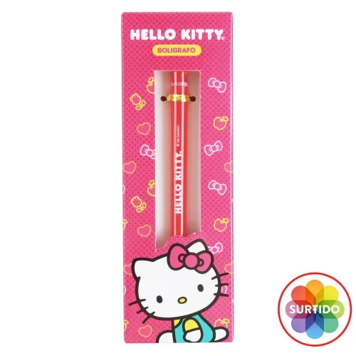 Bolígrafo Hello Kitty rosado pastel