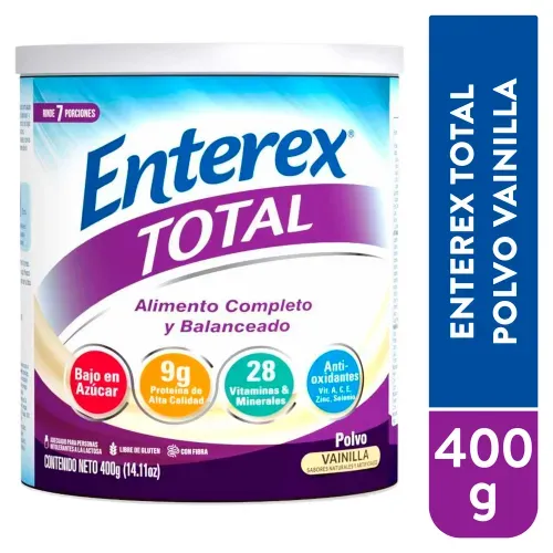 Enterex Total Vainilla Polvo X 400 Gr