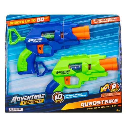 Lanzador Adventure Force quadstrike - 2 Uds