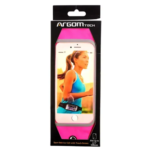 Bolso Argon Deportivo Celular Tactil Rosa