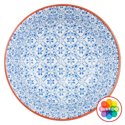 Ms Bowl De Porcelana Doble Diseno 5 5