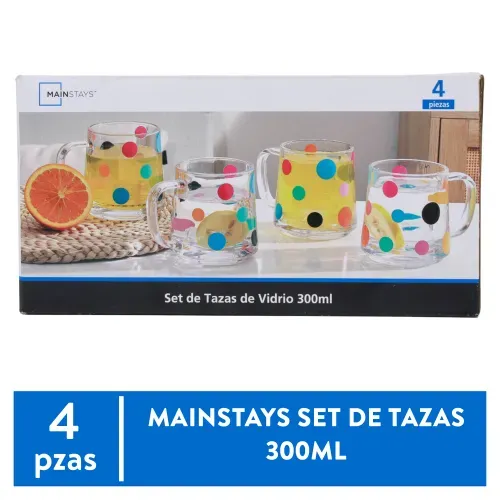 Ms Set Tazas 300ml 4pzs