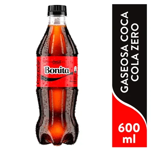 Bebida Gaseosa Coca Cola Sin Azúcar - 600 ml