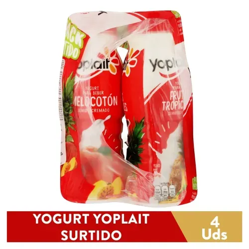 4 Pack Yogurt Bebible Yoplait Surti - 940Ml
