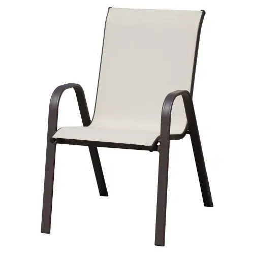 Silla Mainstays plegable color beige