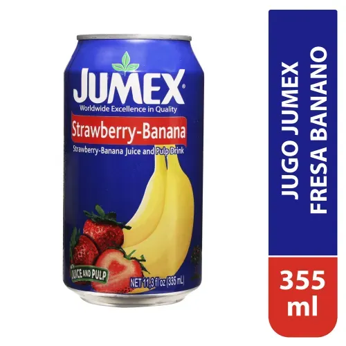 Jumex Jugo Y Pulpa Fresa Y Banano 335 Ml