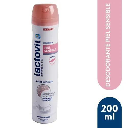 Jabón y Gel Corporal Lactovit Desodorante Lactovit Invisibl Piel 200ml