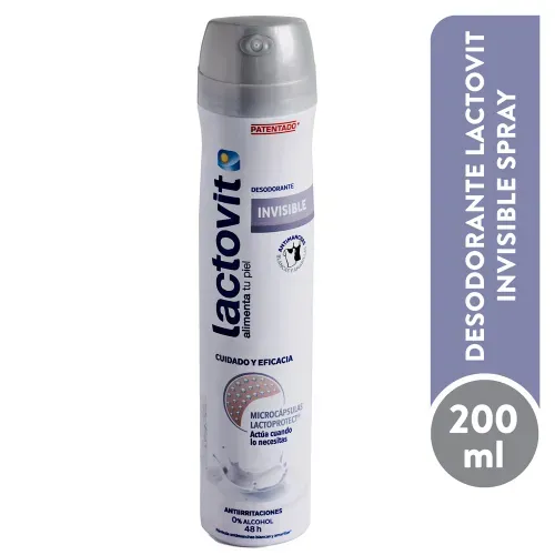 Jabón y Gel Corporal Lactovit Desodoran Lactovit Invisible Spray 200ml