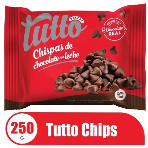 Chispas Tutto de Chocolate con Leche -250 g