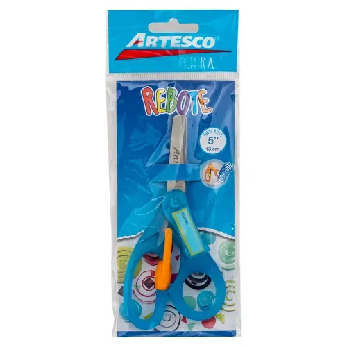 Tijera escolar Artesco redonda con rebote - 5.5 pulgadas