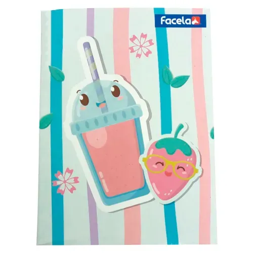 Cuaderno Facela engrapado diseño colorido