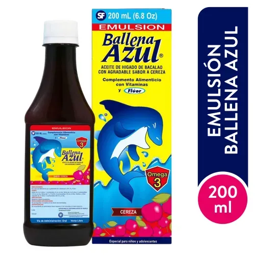Emulsión Ballena Azul Cereza - 200 ml