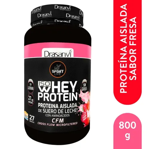 Iso Whey Protein Fresa 800 Gr