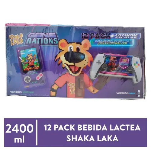 Bebida láctea Shakala surtido, 12 pack promo - 2400 ml
