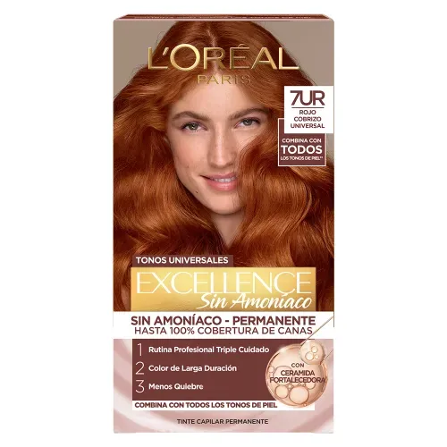 Excelle Tinte Sin Amonico Reds 7ur 163ml