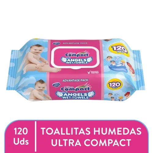 Ultra Compact Toallas Humedas 120 Unidad