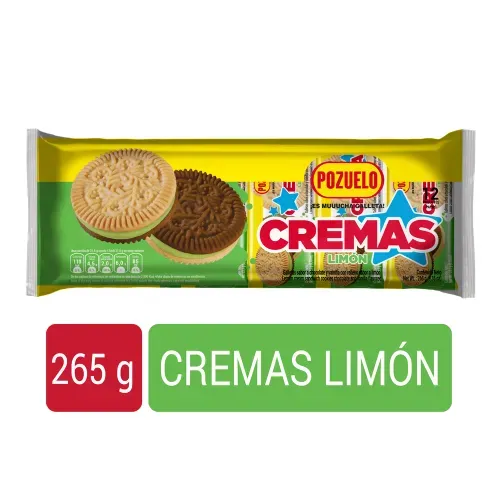 Galletas Pozuelo Cremas Limón - 265 g