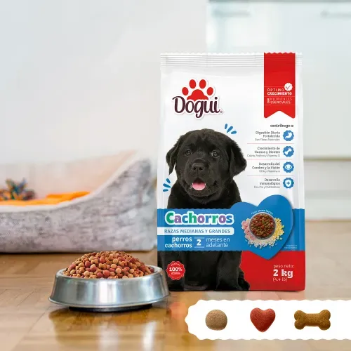 Alimento Dogui Perro Cachorro, Razas Medianas Y Grandes,  2 Meses En Adelante - 2kg