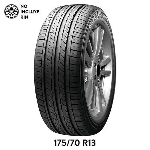 Llanta para auto Kumho Tire, medidas: 175/70 Rin 13