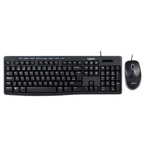 Logi Telcado y Mouse Mk200 Cable Usb