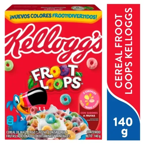 Kelloggs Cereal Froot Loops 140gr