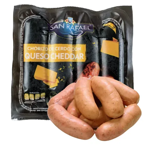 Chorizo De Cerdo Con Queso Cheddar San Rafael, Libre De Glúten - 300g