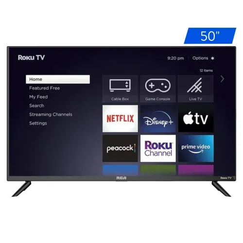 Pantalla RCA LED Smart Roku UHD 4K - 50 pulgadas