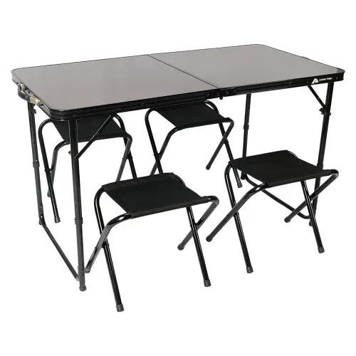 Mesa plegable Ozark Trail con sillas  ideal para campismo
