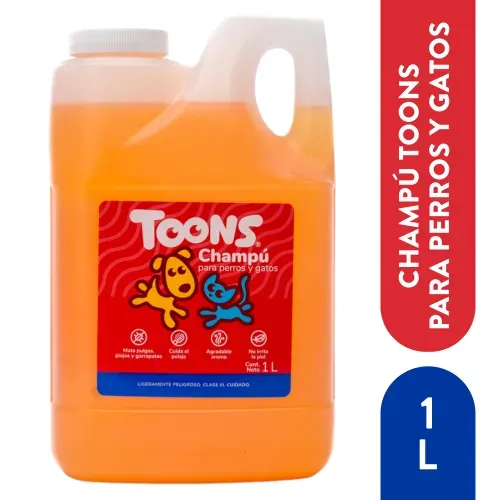 Champu Toons Perros Y Gatos 1000ml