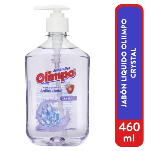 Jabón líquido Olimpo humectante antibacterial cristal - 460 ml