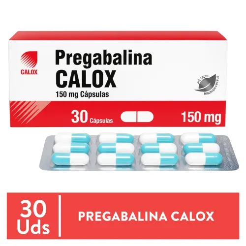 Pregabalina 150mg Calox 30cap Unidad