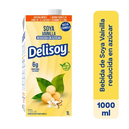Bebida De Soya Delisoy Deslac Vai 1000ml
