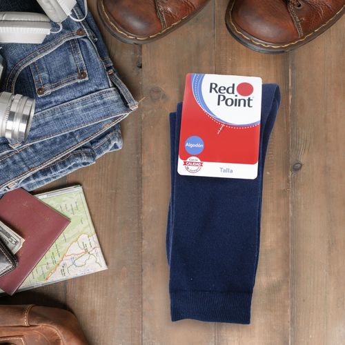 Calcetin Red Point Nino 717 t 3 5 Azul