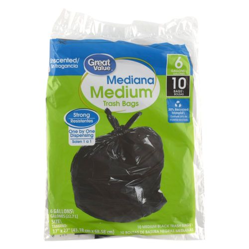 Bolsa Supermax B Gabacha Negra Med 10U