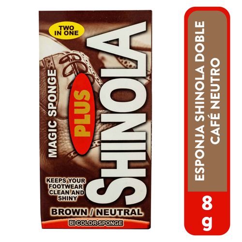 Esponja Shinola Doble Cafe Neutro - 8 g