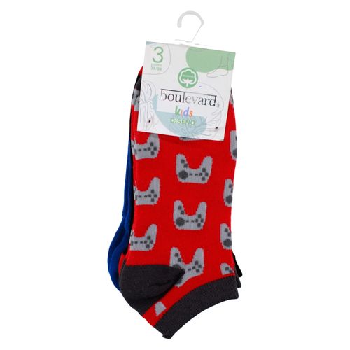 Calcetas Nno 3pk Casual Crew Sock