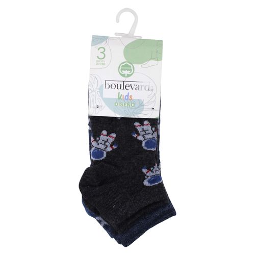 Calcetas Nno 3pk Casual Crew Sock