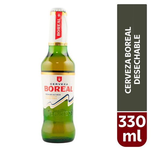 Cerveza Boreal desechable - 330 ml
