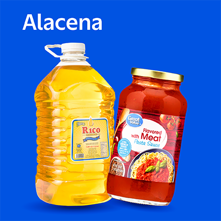 Alacena con productos básicos para tu hogar